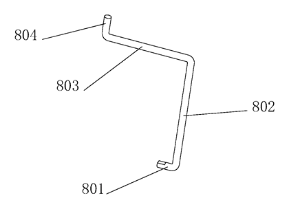 Inner-Closing Pedal Mousetrap with Dual Doors and Linkage Mechanism - Patent Fig. 4