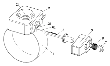 Wrist-Worn Flashlight with Click-Lock Angle Adjustment - Patent Fig. 2