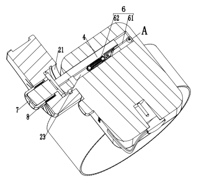 Wrist-Worn Flashlight with Click-Lock Angle Adjustment - Patent Fig. 3