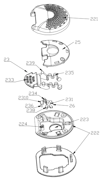 Toggle-Unlock Buckle with Combined Opening Motion - Patent Fig. 12