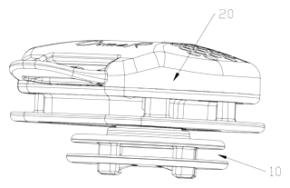 Toggle-Unlock Buckle with Combined Opening Motion - Patent Fig. 1