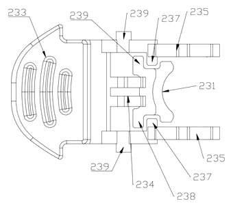 Toggle-Unlock Buckle with Combined Opening Motion - Patent Fig. 8