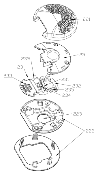 Toggle-Unlock Buckle with Combined Opening Motion - Patent Fig. 9