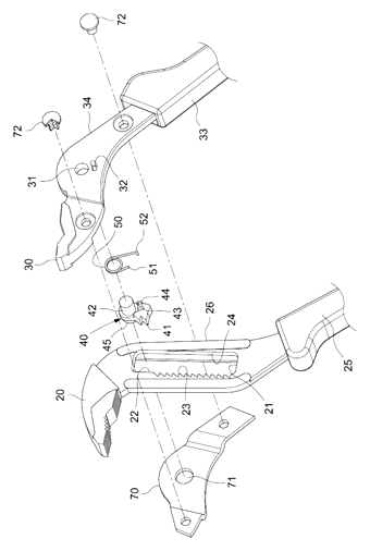 Ratchet Water Pipe Wrench with Two-Stage Jaw Adjustment - Patent Fig. 6
