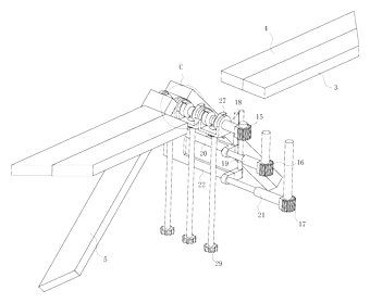 Motorized Combined Folding Table and Chair for Smart Home - Patent Fig. 7