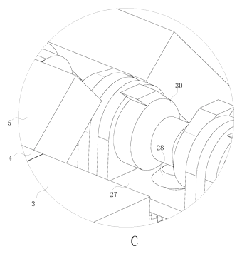 Motorized Combined Folding Table and Chair for Smart Home - Patent Fig. 8