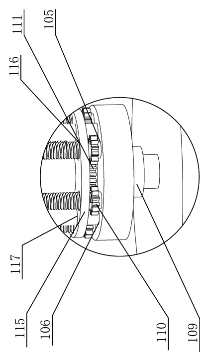 Motorized Folding Clothing Display Stand with Dummy Mechanism - Patent Fig. 7