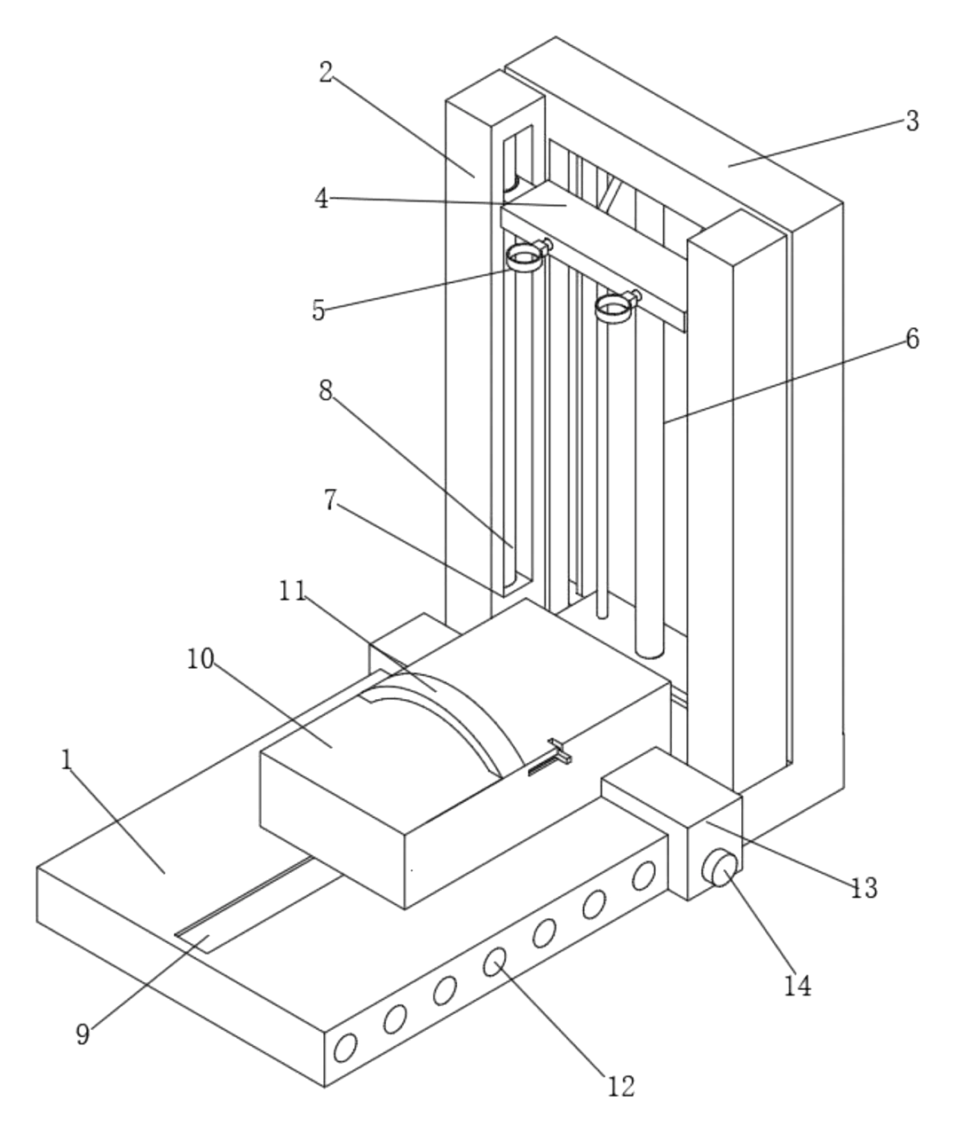 Back Muscle Trainer with Even-Force Weight Feedback - patent drawing