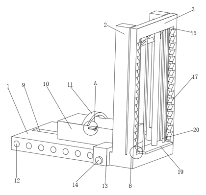 Back Muscle Trainer with Even-Force Weight Feedback - Patent drawing - exploded view of the trainer components