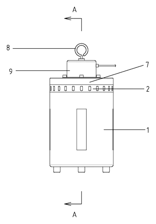 Electric Garden Insect Trap with Attractant Dispenser and Auto-Cleaning Cylinder - Patent Fig. 2