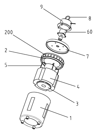 Electric Garden Insect Trap with Attractant Dispenser and Auto-Cleaning Cylinder - Patent Fig. 7