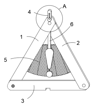 Suspended Power Distribution Equipment Safety Warning Device with Flexible LED Board - Patent Fig. 1