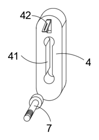 Suspended Power Distribution Equipment Safety Warning Device with Flexible LED Board - Patent Fig. 2