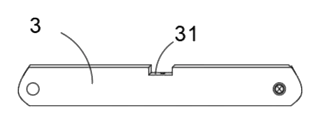 Suspended Power Distribution Equipment Safety Warning Device with Flexible LED Board - Patent Fig. 5