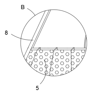 Suspended Power Distribution Equipment Safety Warning Device with Flexible LED Board - Patent Fig. 8