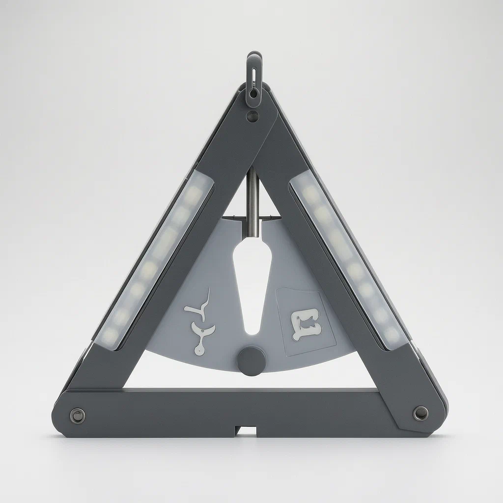 Suspended Power Distribution Equipment Safety Warning Device with Flexible LED Board - product render