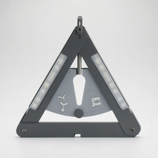 Suspended Power Distribution Equipment Safety Warning Device with Flexible LED Board - product render