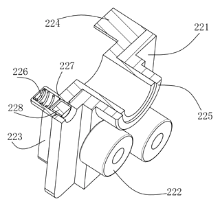 Truss-Type Foldable Desk Lamp with Longitudinal and Transverse Guide Adjustment - Patent Fig. 7