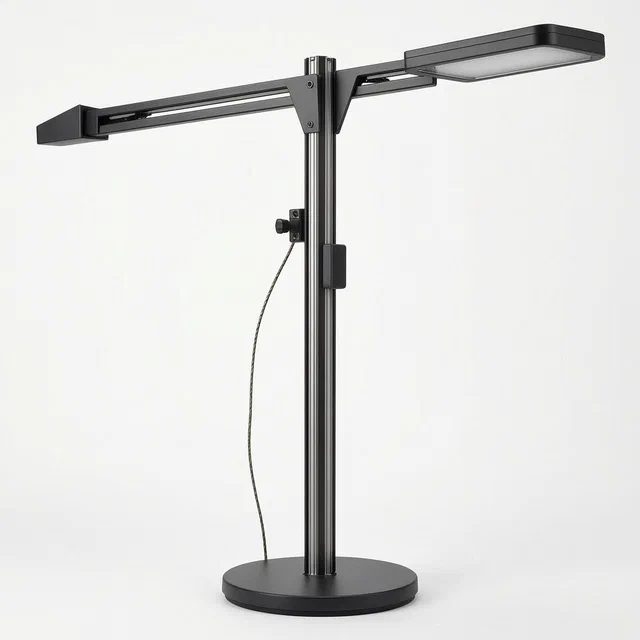 Truss-Type Foldable Desk Lamp with Longitudinal and Transverse Guide Adjustment - product render