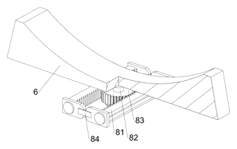 Dressing Table with Rotary Light Compensating Mirror - Patent Fig. 5