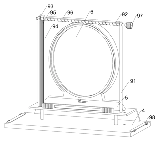 Dressing Table with Rotary Light Compensating Mirror - Patent Fig. 6
