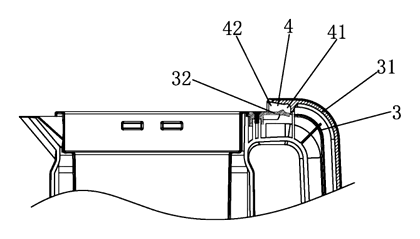 Rotatable Detachable Cup Lid Connection Structure for Electric Kettles - Patent Fig. 2