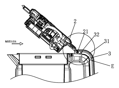Rotatable Detachable Cup Lid Connection Structure for Electric Kettles - Patent Fig. 5