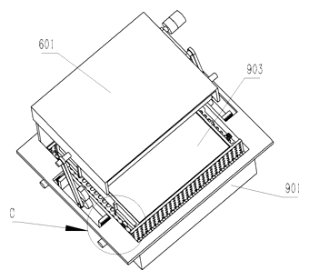 Automatic Shoe Cleaning Station with Rotating Platform and Four-Step Cycle - Patent Fig. 13