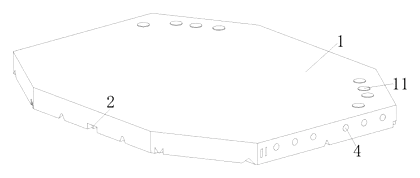 Universal Folding Yoga Cushion with Waist Support - Patent drawing - overall structure