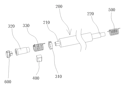 Chair Back Table with One-Way Locking Mechanism for Adjustable Seats - Patent Fig. 2