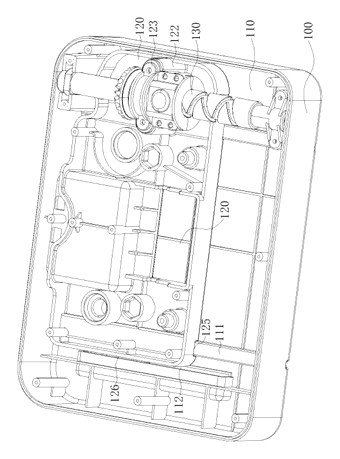 Adjustable Massager with Longitudinal Reciprocating Mechanism - Patent Fig. 10