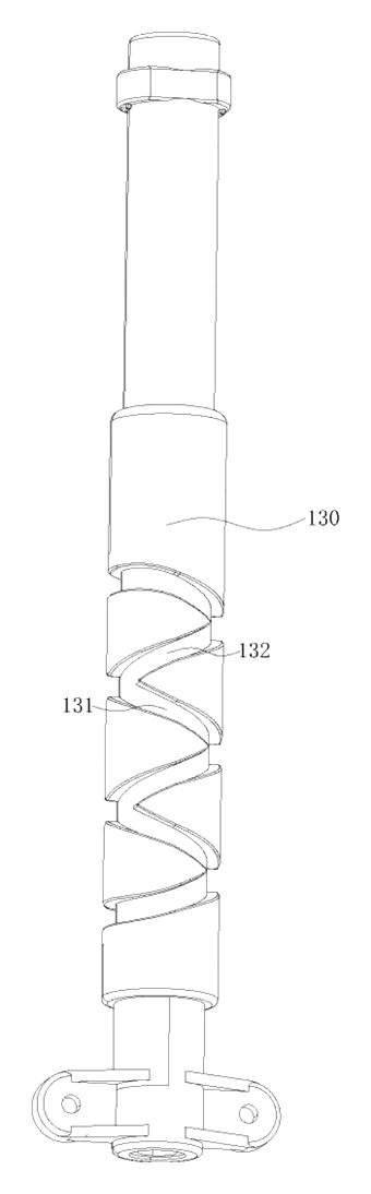 Adjustable Massager with Longitudinal Reciprocating Mechanism - Patent Fig. 4