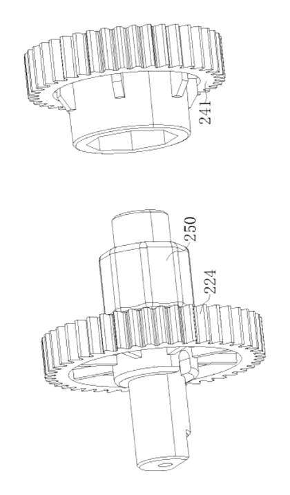 Adjustable Massager with Longitudinal Reciprocating Mechanism - Patent Fig. 6
