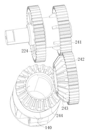 Adjustable Massager with Longitudinal Reciprocating Mechanism - Patent Fig. 7
