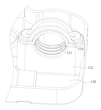 Adjustable Massager with Longitudinal Reciprocating Mechanism - Patent Fig. 8
