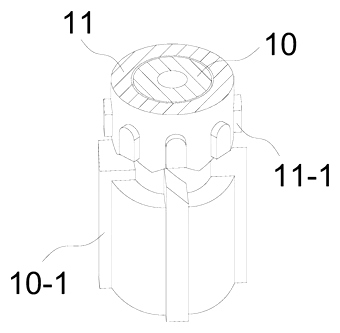 Push-Type Ballpoint Pen with a Pressing Pen Clip Mechanism - Patent Fig. 5