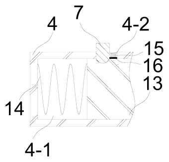 Push-Type Ballpoint Pen with a Pressing Pen Clip Mechanism - Patent Fig. 7