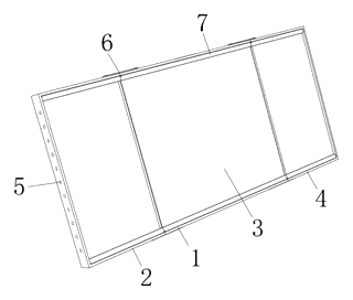 Stretchable Folding Lamp Box with Hinged Side Wings - Patent Fig. 1
