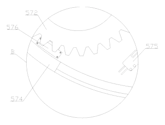 Motorized Rotating Shoe and Clothing Display Stand with Quick-Release Assembly - Patent Fig. 5