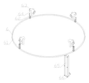 Motorized Rotating Shoe and Clothing Display Stand with Quick-Release Assembly - Patent Fig. 6