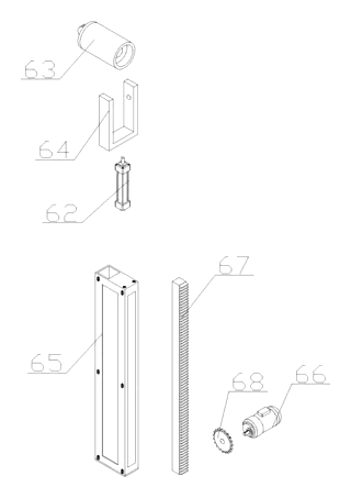 Motorized Rotating Shoe and Clothing Display Stand with Quick-Release Assembly - Patent Fig. 7