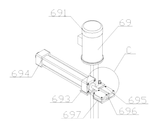 Motorized Rotating Shoe and Clothing Display Stand with Quick-Release Assembly - Patent Fig. 8