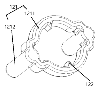 Adjustable Magnetic Center Assembly for a Puzzle Cube - Patent Fig. 5