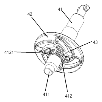 Adjustable Magnetic Center Assembly for a Puzzle Cube - Patent Fig. 6
