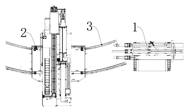 Motorized Linear Tool Storage Device for Industrial Tapping Machines - patent drawing