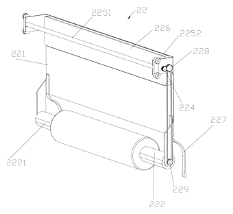 Mirror Combined Towel Rack with Box Body and Automated Storage Mechanism - Patent Fig. 5