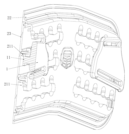 Adjustable Shoulder Strap Connecting Seat for Backpacks - Patent Fig. 2