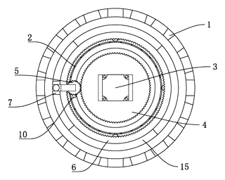 Garden Lamp with Automatic Mosquito Net Cleaning - Patent Fig. 3