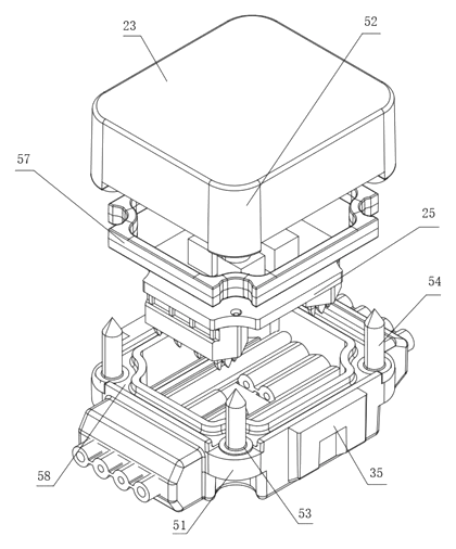 Lightweight LED Curtain Screen with Puncture-Contact Lamp Modules - Patent Fig. 5