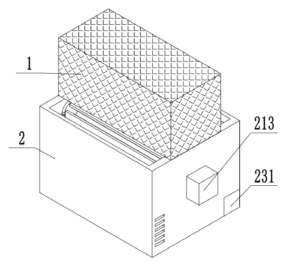 Automatic Cleaning Rodent Rearing Cage with Carousel Tray System - patent drawing